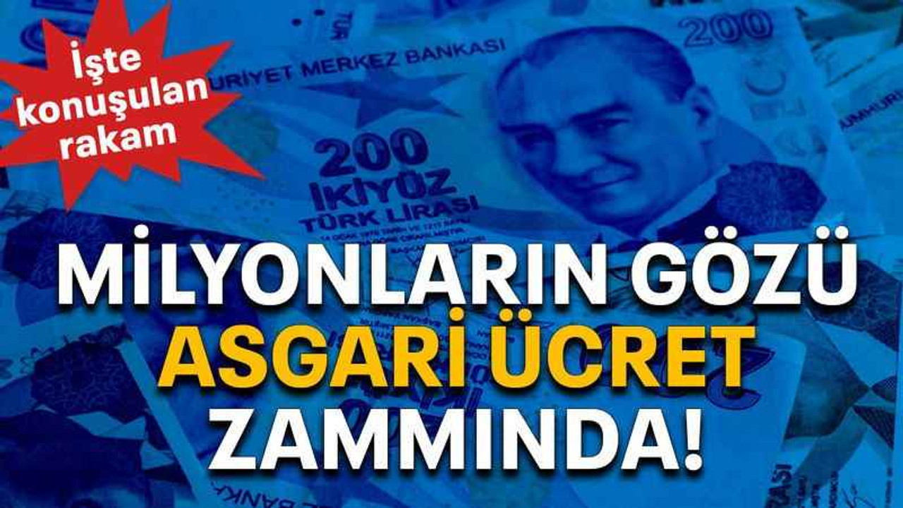 Milyonların gözü asgari ücret zammında!